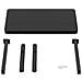Scrivania con regolazione elettrica dell'altezza 140x70 ET119W-C nero - Foto miniatura 7