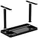 Scrivania con regolazione elettrica dell'altezza 140x70 ET119W-C nero - Foto miniatura 4