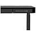Scrivania con regolazione elettrica dell'altezza 140x70 ET119W-C nero - Foto miniatura 5