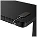 Scrivania con regolazione elettrica dell'altezza 140x70 ET119W-C nero - Foto miniatura 3