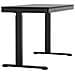 Scrivania con regolazione elettrica dell'altezza 140x70 ET119W-C nero - Foto miniatura 12