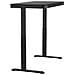 Scrivania con regolazione elettrica dell'altezza 140x70 ET119W-C nero - Foto miniatura 9