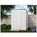 Box In Acciaio Zincato Casetta Da Giardino In Lamiera 1.55 X 1.75 M X H2.02 M - 60 Kg - 2.71 Mq - Colore Bianco - Foto miniatura 4