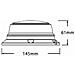 Lampeggiante Base Piana 8 Led 12-24v - Foto miniatura 2