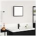 Specchio da bagno LED Rovere Nero 40x8.5x37 cm Legno ingegnerizzato - Foto miniatura 2