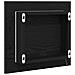 Specchio da bagno LED Rovere Nero 40x8.5x37 cm Legno ingegnerizzato - Foto miniatura 6
