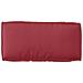 Cuscino per schienale pallet Rosso Vino 80 x 40 x 12 cm - Foto miniatura 4