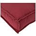 Cuscino per schienale pallet Rosso Vino 80 x 40 x 12 cm - Foto miniatura 5
