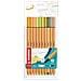 point 88 - Fineliner - Astuccio da 10 - Soft Colors - Colori assortiti - Foto miniatura 1