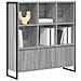 Armadio per Libri 2 pcs Grigio Sonoma 99,5 x 30 x 108,5 cm - Foto miniatura 3