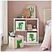 ORGANIZZATORE PER BAMBINI X3 Tessuto Salvaspazio Beige Verde x3 - Foto miniatura 4