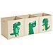ORGANIZZATORE PER BAMBINI X3 Tessuto Salvaspazio Beige Verde x3 - Foto miniatura 2