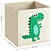 ORGANIZZATORE PER BAMBINI X3 Tessuto Salvaspazio Beige Verde x3 - Foto miniatura 7
