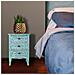 Comodino In Legno Blu 46x32,5x67 - Foto miniatura 2