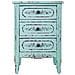 Comodino In Legno Blu 46x32,5x67 - Foto miniatura 3