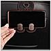 Gancio Doppio Multiuso Per Auto — Gancio Poggiatesta Metallico Rivestito Scamosciato, Organizzatore Sedile Ad Alta Capacità Gray - Foto miniatura 3