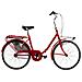 Bici Richiudibile Misura 24 Bicicletta Pieghevole Stile Graziella Unisex Per Adulti Grz24 Completa Di Accessori Con Luci A Led - 45 Rosso - Foto miniatura 1