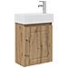 Mobile bagno con rubinetto Rovere Artigianale - Foto miniatura 1
