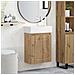 Mobile bagno con rubinetto Rovere Artigianale - Foto miniatura 2