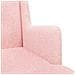 Sedia a dondolo Rosa 62 x 80 x 85 cm Tessuto in Lana di Pecora - Foto miniatura 5