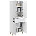 Set di armadi 2 pcs Bianco Lucido 66 x 34,5 x 90 cm - Foto miniatura 2