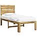 Letto Singolo con Testiera ROSTOCK Bianco 90 x 200 cm - Foto miniatura 1