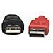 ICOC USB2-PW3 - Cavo USB 2.0 ad Y 2xA maschio / mini B maschio 0,6 m - Foto miniatura 3