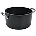 Casseruola 2 Maniglie Diametro 36 cm - Linea Al Black 3 mm - Foto miniatura 1