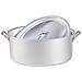 Casseruola Ovale Finitura Opaco Con Maniglie Alluminio E Coperchio - Diametro Cm 28 - Altezza Cm 13-capacità Lt 7,5 - Foto miniatura 2