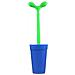 Merdolino ASG04 AZ Scopino di Design in Resina Termoplastica per Pulizia WC Colore Blu - Foto miniatura 1