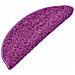Tappetini Per Scale 15 Pz Viola 65x25 Cm - Foto miniatura 2