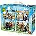 5321 valigetta 4-in-1 carry Case Animal World Puzzle - Foto miniatura 3