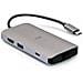 Mini dock USB-C 8 in 1 con HDMI, 2 porte USB-A, Ethernet, lettore schede SD - Foto miniatura 1