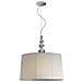 Sospensione A Soffitto Cilindrica A 3 Luci Cromo, Grigio, Attacco E27 - Foto miniatura 6