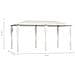 Gazebo con Montanti Rivestiti 2,98x5,3x2,59 m Crema 160 g /m² - Foto miniatura 4