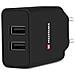Caricatore Da Muro Doppio Usb 2.1a Smart Ic + Cavo Iphone / Ipad Swissten Nero - Foto miniatura 5