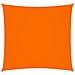Parasole a Vela in Tela Oxford Quadrata 3x3 m Arancione - Foto miniatura 1