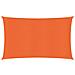 Vela Parasole 160 g / m² Arancione 2,5x5 m in HDPE - Foto miniatura 1