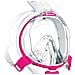 Full Face Maschera Sea Vu Dry + S / m Bianco / rosa - Foto miniatura 3