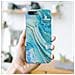 Custodia Compatibile Con Apple Iphone 8 Plus / 7 Plus / 7s Plus In Marmo Blu Verde No. 25 - Coperchio Protettivo In Silicone Tpu Con Motivo A Mosaico - Foto miniatura 6