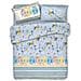 Copriletto Piquet Primavera Estate 100% Cotone Disegno Aquiloni Singolo Azzurro - Foto miniatura 1