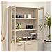 Scaffale Per Credenza Marrone Miele 85x35x100 Cm Legno Di Pino - Foto miniatura 4