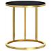 Tavolino Oro E Nero 45 Cm In Vetro Temperato - Foto miniatura 2