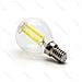 Lampadina Led Filamento G45 4w Attacco E14 470 Lumen 6500k Luce Fredda D45h78mm Angolo 360 Gradi Equivale A 40w Ad Incadescenza - Foto miniatura 1