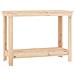 Banco Da Lavoro 110x50x80 Cm In Legno Massello Di Pino - Foto miniatura 2