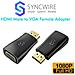 Adattatore Convertitore Video Hdmi To Vga Plug And Play Full Hd 60hz Notebook - Foto miniatura 1