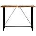 Tavolino Da Bar 150x70x107 Cm Legno Massello Di Mango E Ferro - Foto miniatura 2