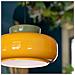 Sospensione Vintage Decò Maracana Ceramica-vetro Giallo-verde 1 Luce E27 - Foto miniatura 5