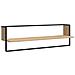 Set Mensole Parete Con Aste 6pz Rovere Sonoma Legno Multistrato - Foto miniatura 8
