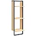 Set Mensole Parete Con Aste 6pz Rovere Sonoma Legno Multistrato - Foto miniatura 10